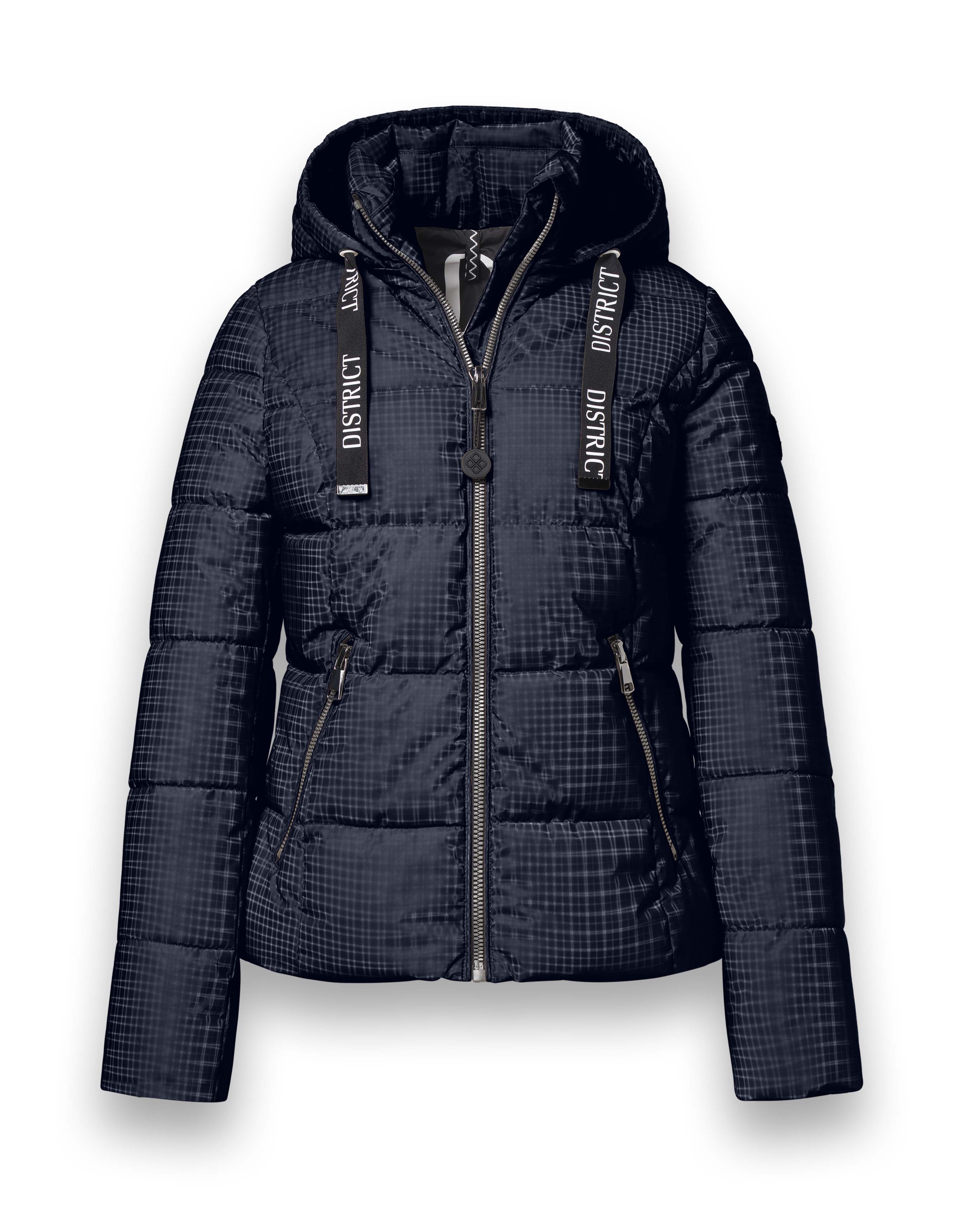 MACCHIATO Dark Navy Check